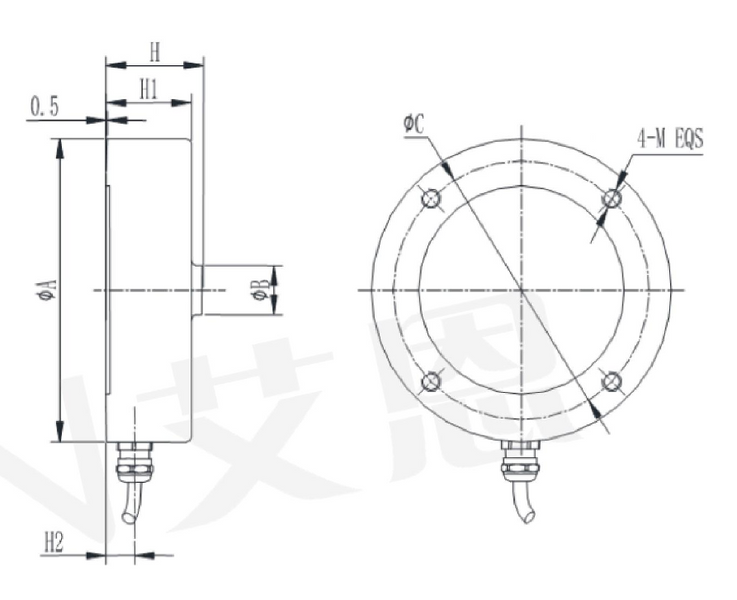 Load cell HNH02, 25t