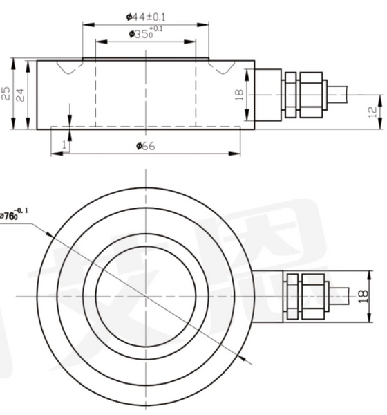 Tensometr HNH03, 500kg