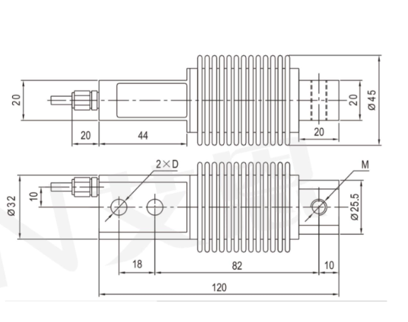 Tensometr HBW01, 5 kg, z VAT